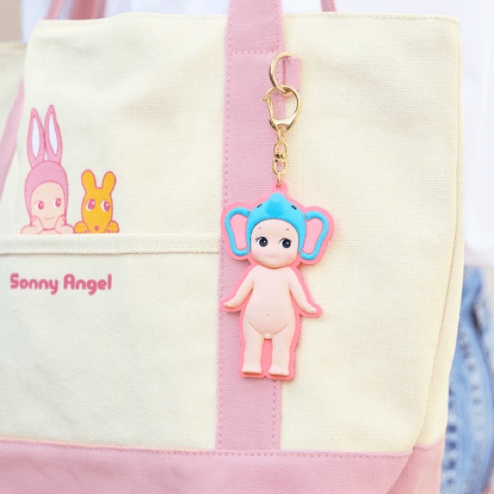 Happy Bag Rubber Keychain